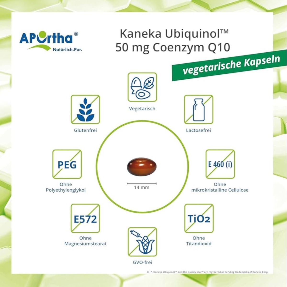 Coenzym Q10 Ubiquinol 50 mg | 120 veg. Kapseln | Kaneka® – Bild 3
