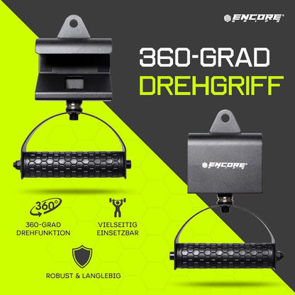 360° Klimmzuggriffe drehbar Latzug Griffe – Bild 2