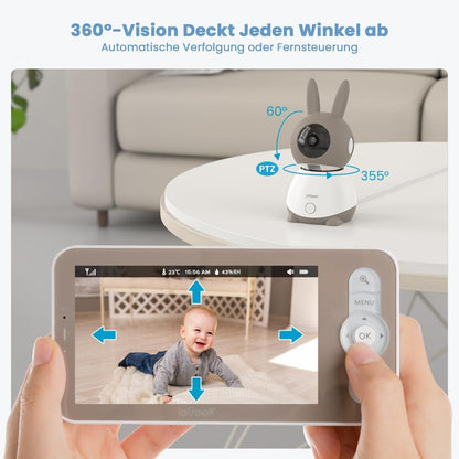 ieGeek Babyphone 2K 5 Zoll WLAN – Bild 6