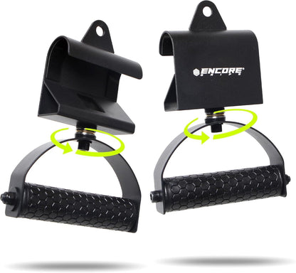 360° Klimmzuggriffe drehbar Latzug Griffe – Bild 1