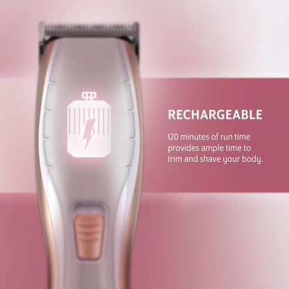 Wahl Damen Rasierer Set 2in1 Trimmer Augenbrauen – Bild 5