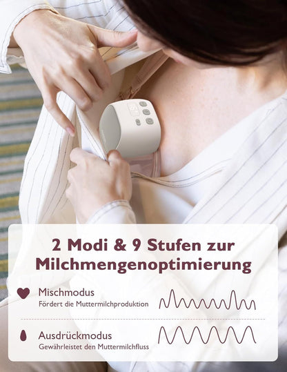 Momcozy S9 Pro Milchpumpe Grau – Bild 4