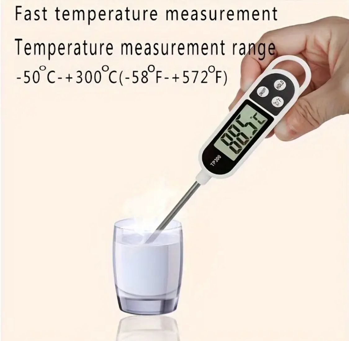 Digitales Grillthermometer Fleischthermometer -50°C +300°C – Bild 4