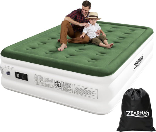 Luftmatratze 2 Personen selbstaufblasend mit Pumpe 46 cm – Bild 1