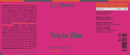 Zink Komplex 15mg – 3 Formen, 90 Kapseln vegan – Bild 2