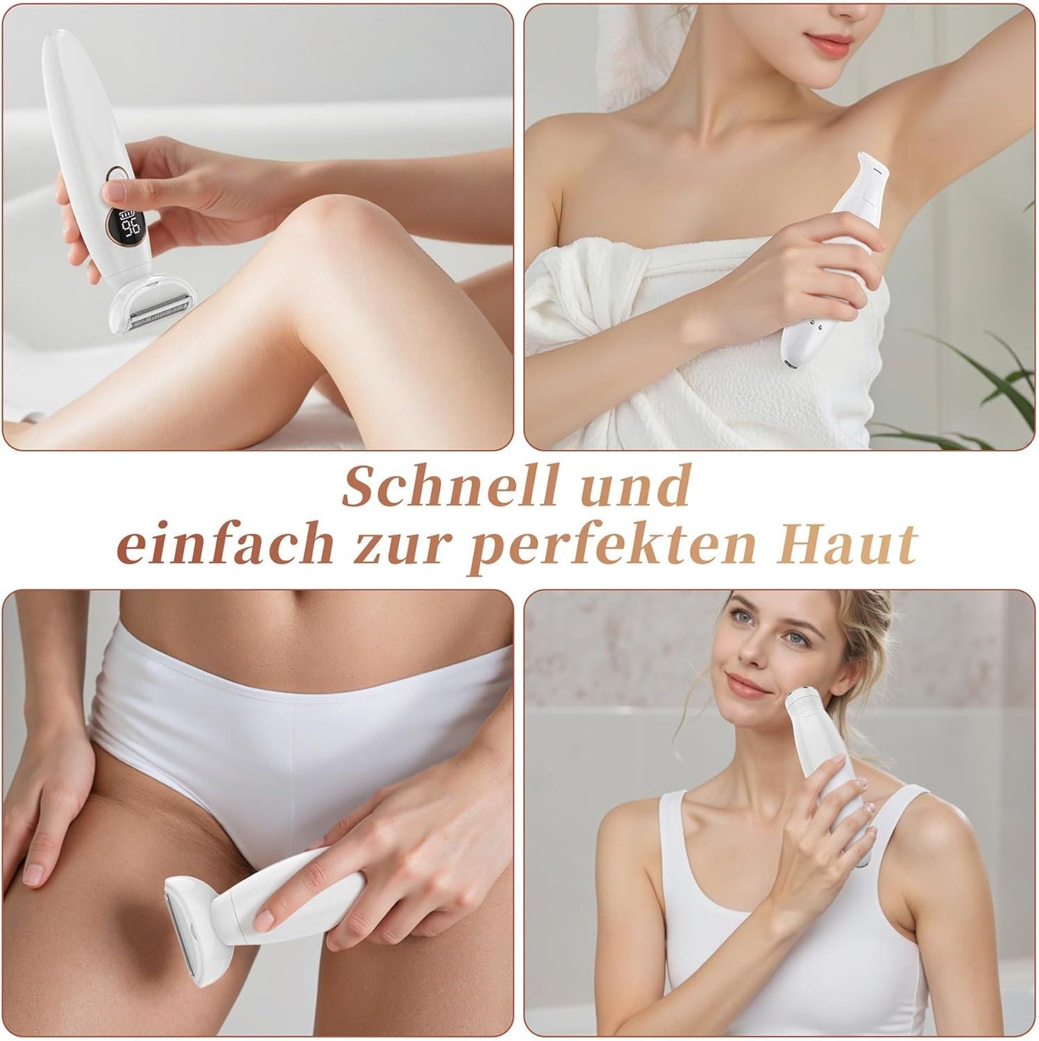 Damen Rasierer 5in1 Intim Bikini Trimmer USB – Bild 6