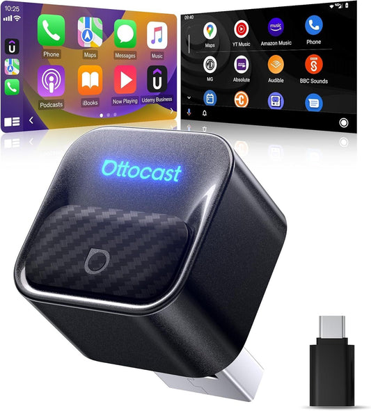 OTTOCAST Mini Wireless CarPlay Android Auto Adapter 2026 – Bild 1