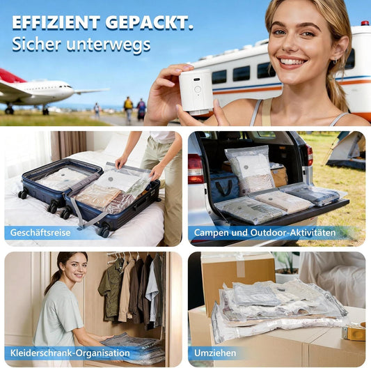 Vakuumbeutel Reise wasserdicht mit Pumpe – Bild 1