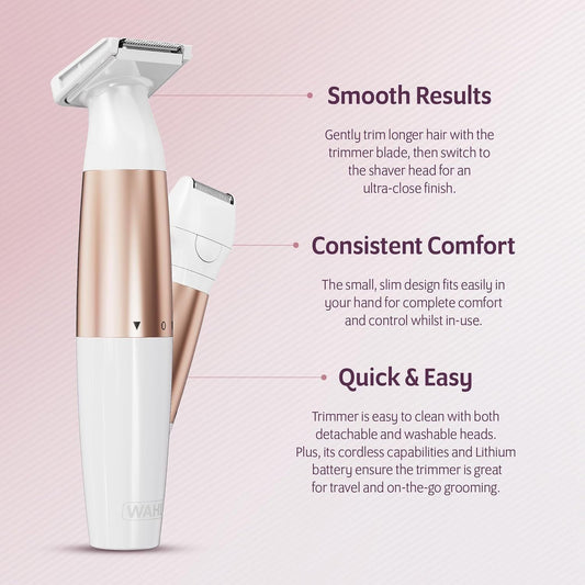 WAHL Damen Trimmer & Rasierer kabellos Bikini & Achseln – Bild 2