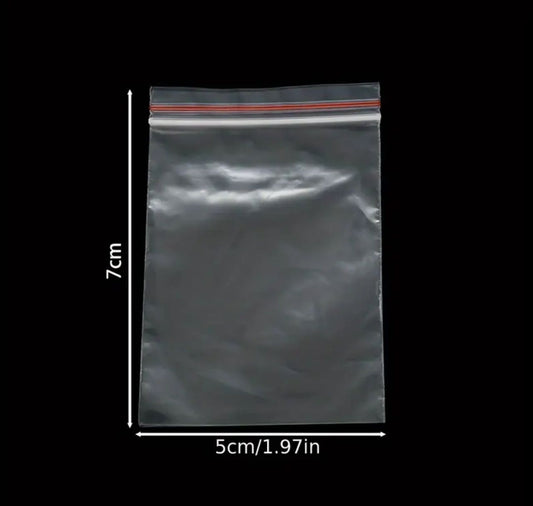 50 Stk. Druckverschlussbeutel 10x7cm, zip Beutel zipbeutel – Bild 2