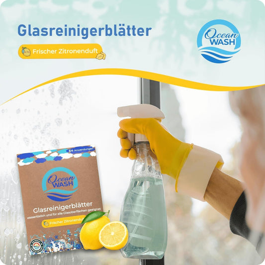 OceanWash Glasreiniger Blätter – 64 Anwendungen – Bild 2