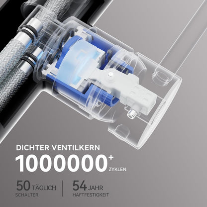 Küchenarmatur Schwarz ausziehbar 360° G3/8 – Bild 8