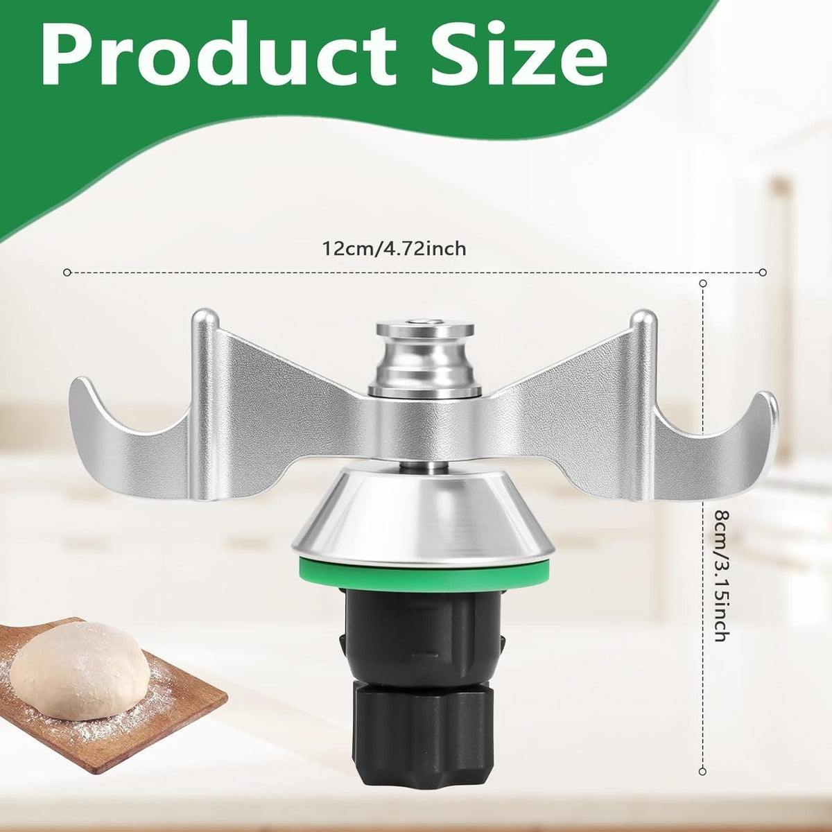 Edelstahl Teigmesser für Thermomix TM5 TM6 – Bild 2