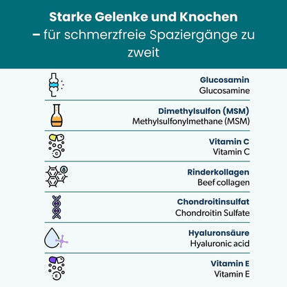 Lovira Gelenk Leckerlis Hund Hyaluron Glucosamin – 180 g – Bild 3
