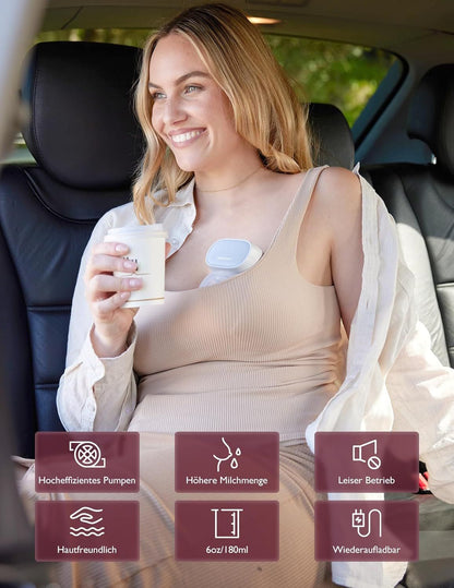 Momcozy S9 Pro Milchpumpe Grau – Bild 3