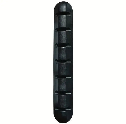 Kabelhalter 7-fach selbstklebend schwarz – Organizer – Bild 1