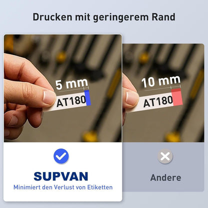 SUPVAN G15M Beschriftungsgerät 4 Rollen – Bild 6
