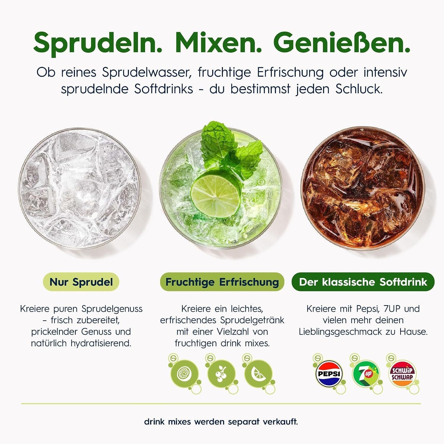 SodaStream Crystal Glaskaraffen 2er Pack – Bild 2