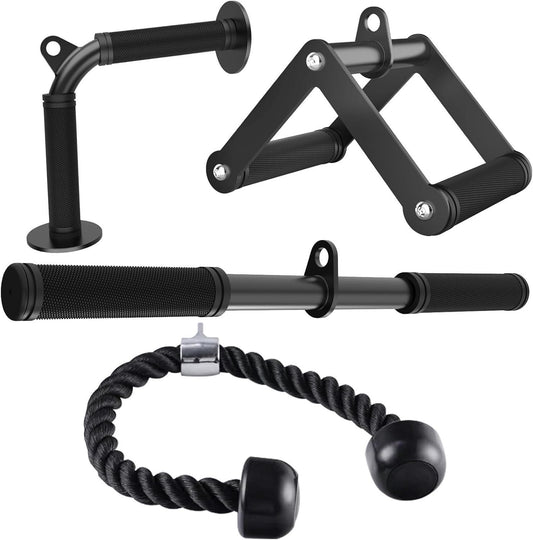 Kabelzug Griff Set Latzug Trizeps Fitness Zubehör – Bild 1