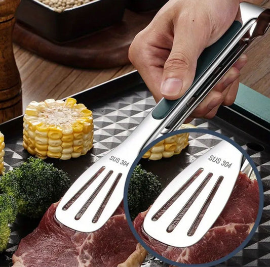 Grillzange Edelstahl Grillzange Wender BBQ Neu – Bild 1