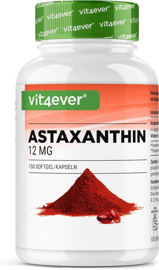 Astaxanthin 12 mg – 150 Softgels hochdosiert & vegan – Bild 1