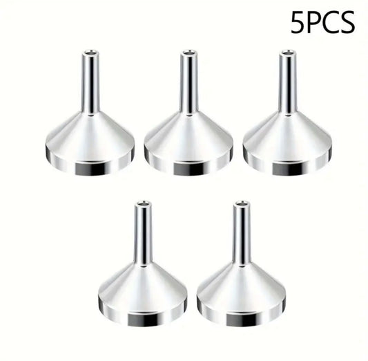 5 Stück Mini Trichter Set, Metall, Top Zustand! – Bild 1