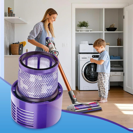 3x HEPA Filter Ersatz für Dyson V10 SV12 + Bürste – Bild 2