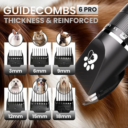 Hundeschermaschine Akku LED 3 Stufen – Bild 7