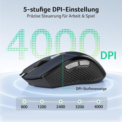Acer Funkmaus kabellos 4000 DPI USB-A Schwarz – Bild 3