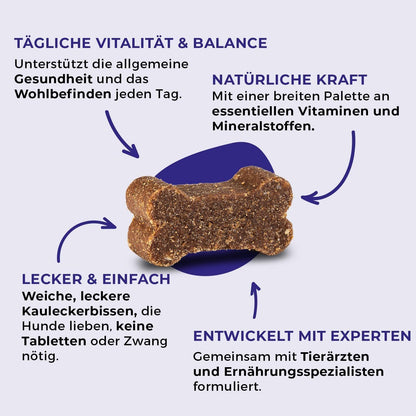 Multivitamin Hund 8in1 Kautabletten 120 Stk – Bild 2