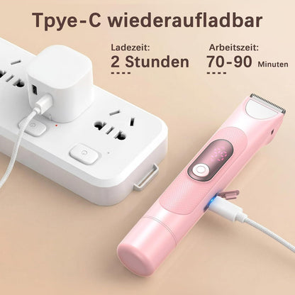 3-in-1 Damenrasierer Intimtrimmer Nass & Trocken Rosa – Bild 8