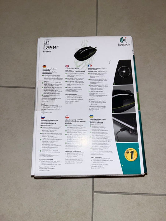 Logitech optische usb Maus laser mouse usb – Bild 2