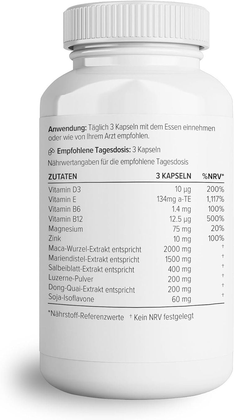 Theonia Menopause Komplex B6 Magnesium Zink 60 Kapseln