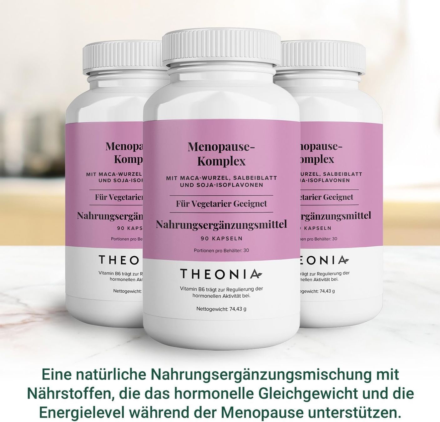 Theonia Menopause Komplex B6 Magnesium Zink 60 Kapseln