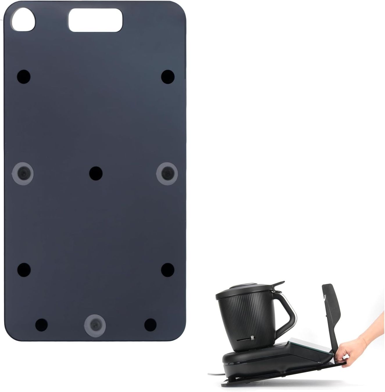 Gleitbrett für Thermomix TM7 Acryl leise und stabil