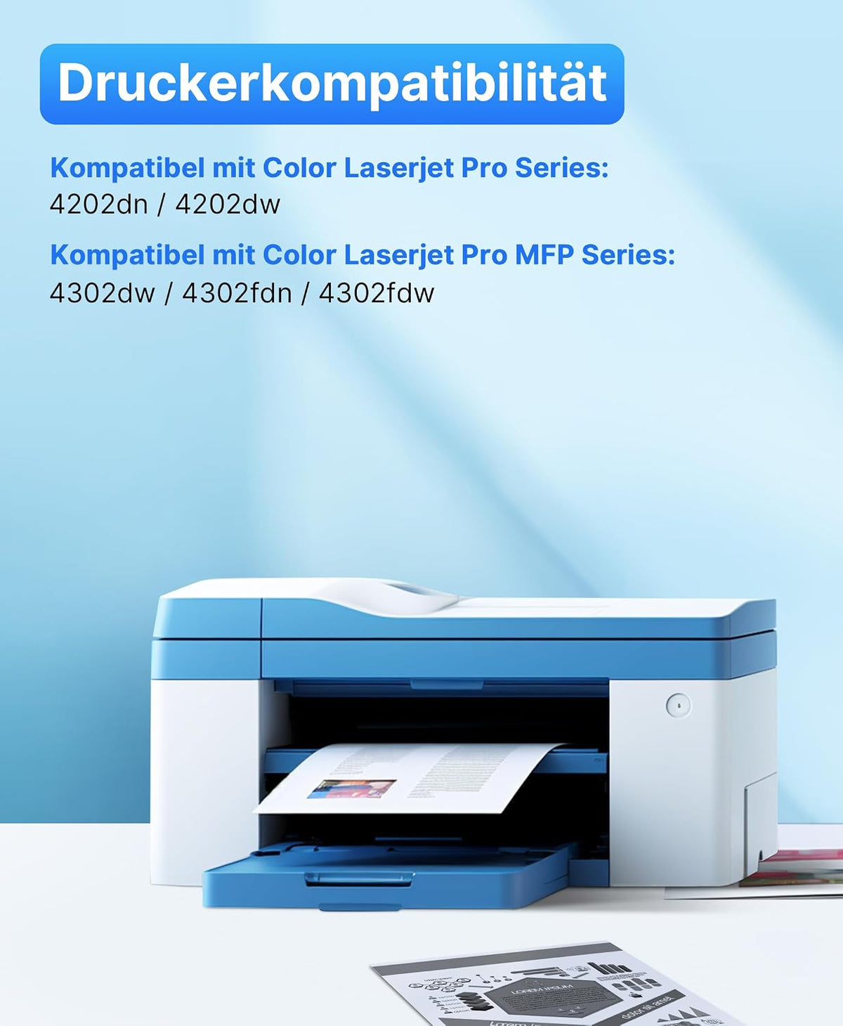 220A CMYK Toner-Set mit Chip für HP – 4 Stück – Ansicht 2
