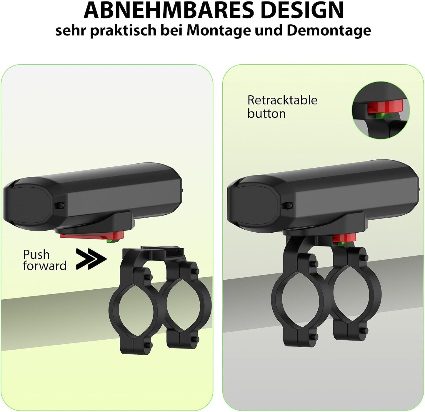 UPPEL Fahrradlicht Nachtfahrt