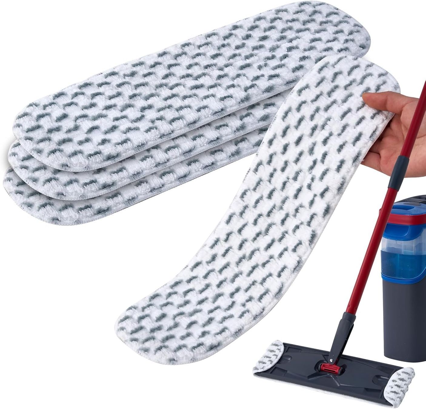 Vileda H2PrO Ersatzbezug 4er Set Mikrofaser