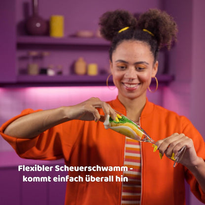 Vileda Scheuerschwamm 4er Set Zitrone