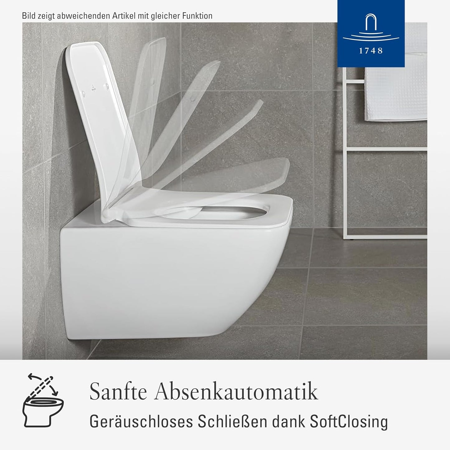 Villeroy Boch Venticello Urinaldeckel Weiß Alpin