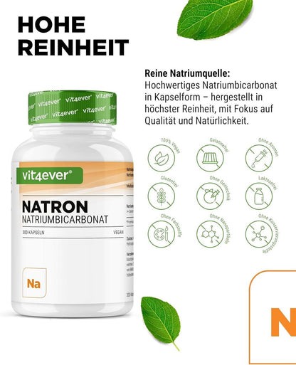 Vit4ever Natron Kapseln 1000 mg 300 Stk