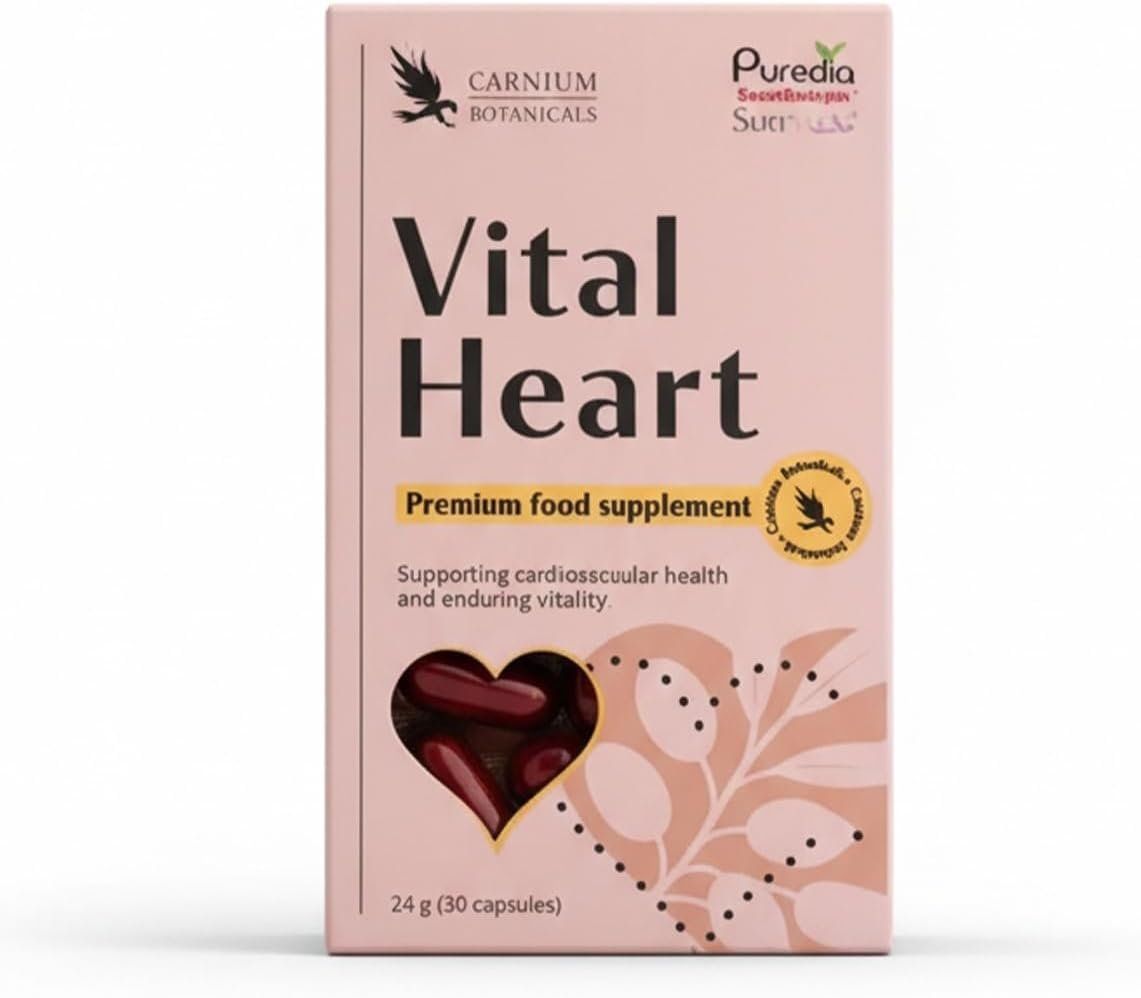 Vital Heart Kapseln mit Q10 Omega 7 Vitamin B1 B2
