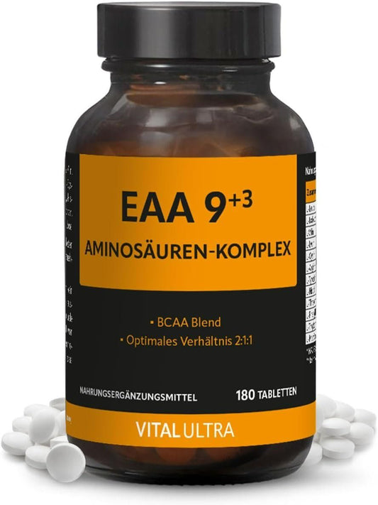 Vital Ultra EAA 9+3 BCAA Aminosäuren 180 Tabletten