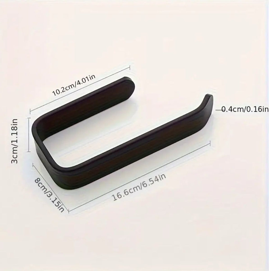 WC-Rollenhalter Weiss – Modern, Selbstklebend, Ohne Bohren